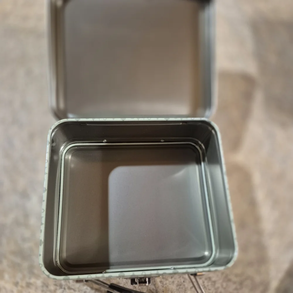 Monopoly Themed Food Storage Tin - Red